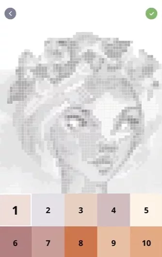 Pixel Art – Color by Number